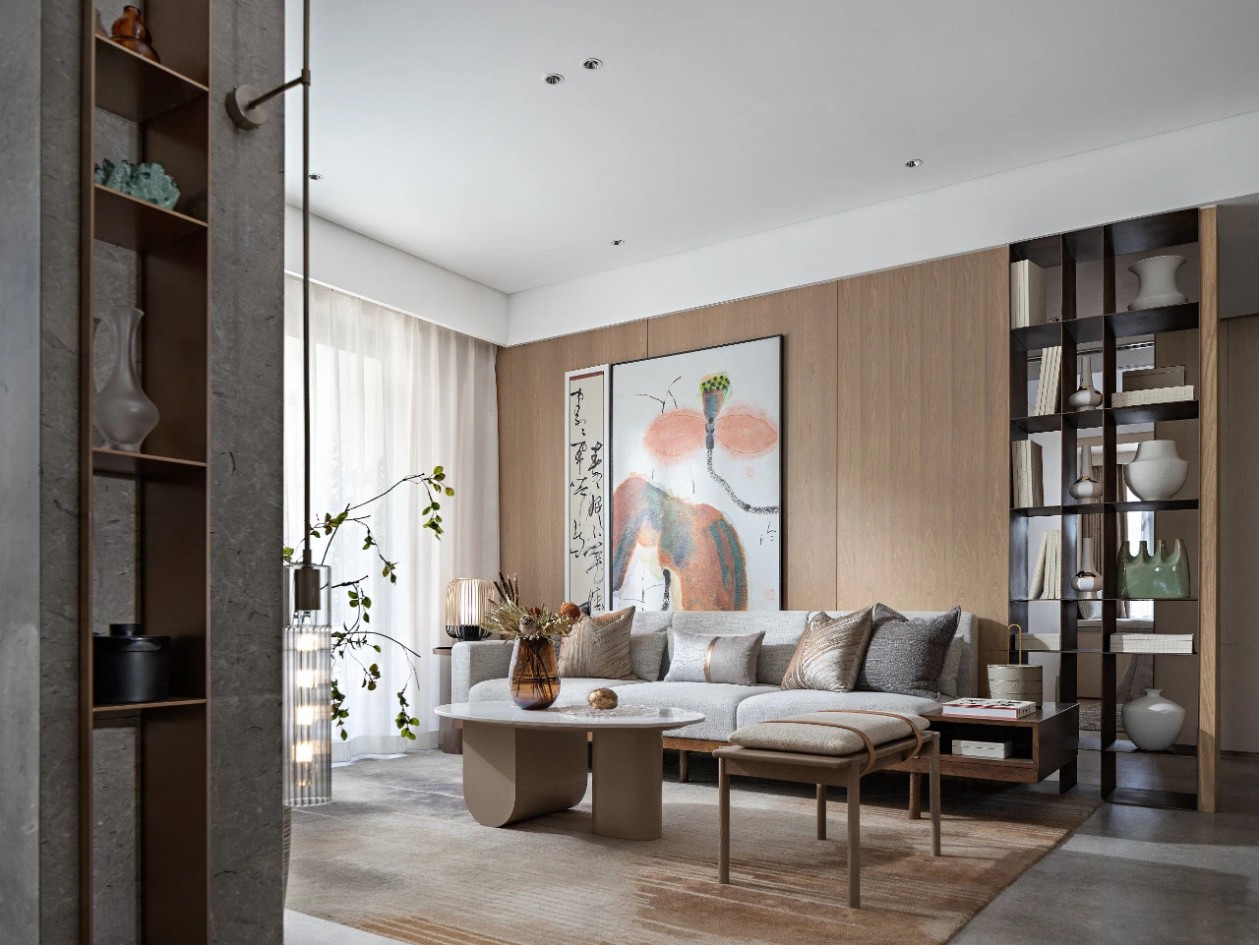 日式风格家装设计室内装修效果图-客厅 日式风格家装设计室内装修效果图-客厅