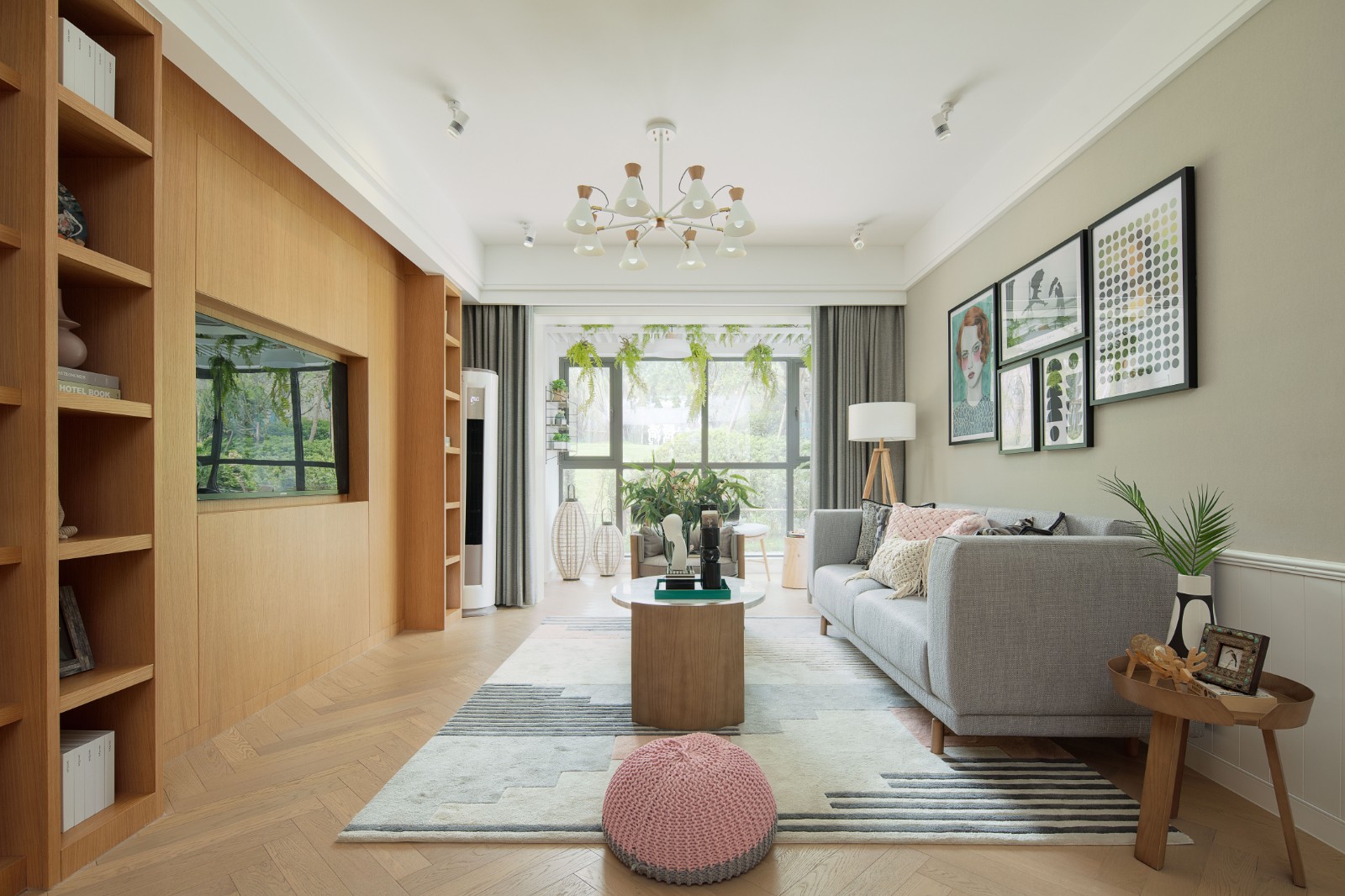 北欧风格家装设计室内装修效果图-客厅 北欧风格家装设计室内装修效果图-客厅