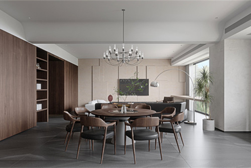 宁波101-200平米现代简约风格海湖府室内装修设计案例
