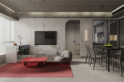 宁波101-200平米现代简约风格九箐园室内装修设计案例