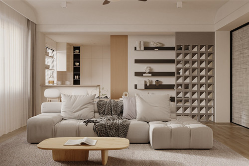 宁波201-300平米现代简约风格森海豪庭室内装修设计案例