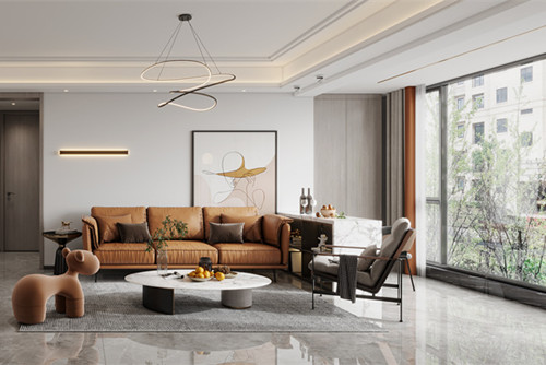 宁波101-200平米现代简约风格海棠府室内装修设计案例